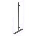 Cr Laurence Round Portable Partition End Post, 36-in 914 mm Height x 1-in 25 mm Diameter PP36E
